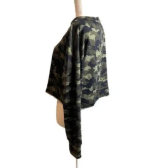 SHEIN Green Camo Long Sleeve Tee Shirt Medium - Picture 3 of 6